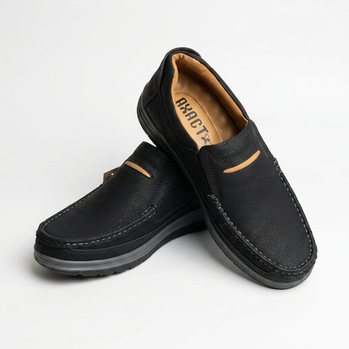 Black Medicated Slip-On Jogger – Comfortable Daily Wear Shoes