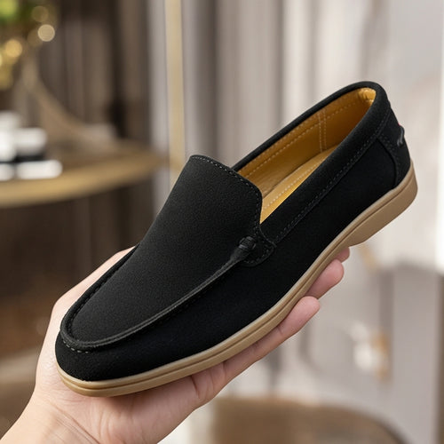 LP Summer Walk Loafers in Black Suede