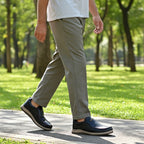 Black Medicated Slip-On Shoes – Comfort & Orthopedic Support