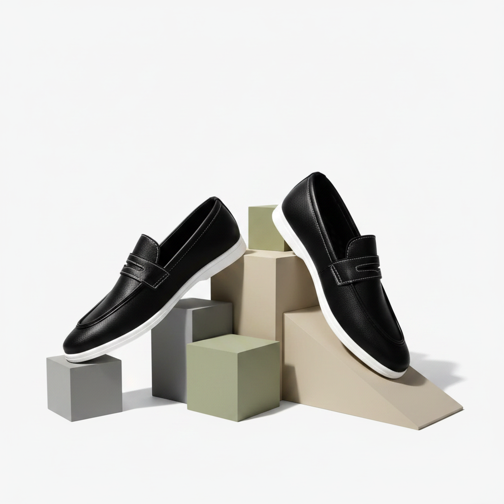 Men’s Sleek Formal Hybrid Loafer | Hand-Stitched Artisan Detail – Versatile Daily Wear Comfort